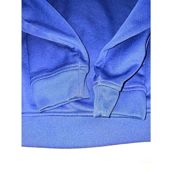 Boys Under Armour Zip Up Hoodie Blue and Neon Green Size Youth Large - Picture 4 of 5